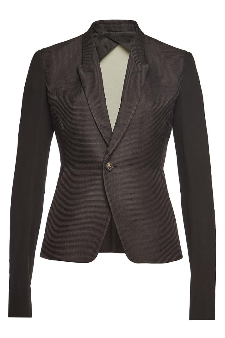 Rick Owens Rick Owens Cotton-silk Soft Blazer Combo