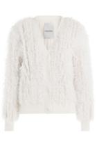 Valentino Valentino Cashmere And Shearling Cardigan