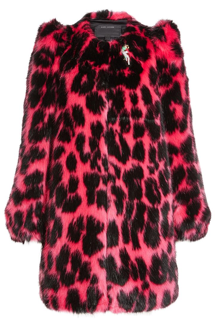Marc Jacobs Marc Jacobs Printed Faux Fur Coat - Animal Print