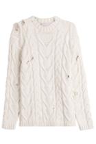 ??palm Angels??? ??palm Angels??? Cotton Pullover With Cut-out Detail