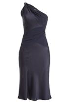 Versace Versace Asymmetric Satin Dress