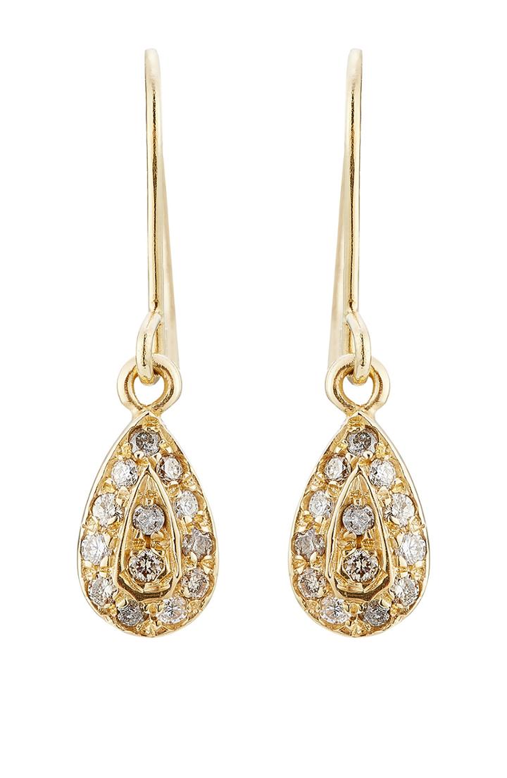 Carolina Bucci 18k Yellow Gold Earrings With Diamonds