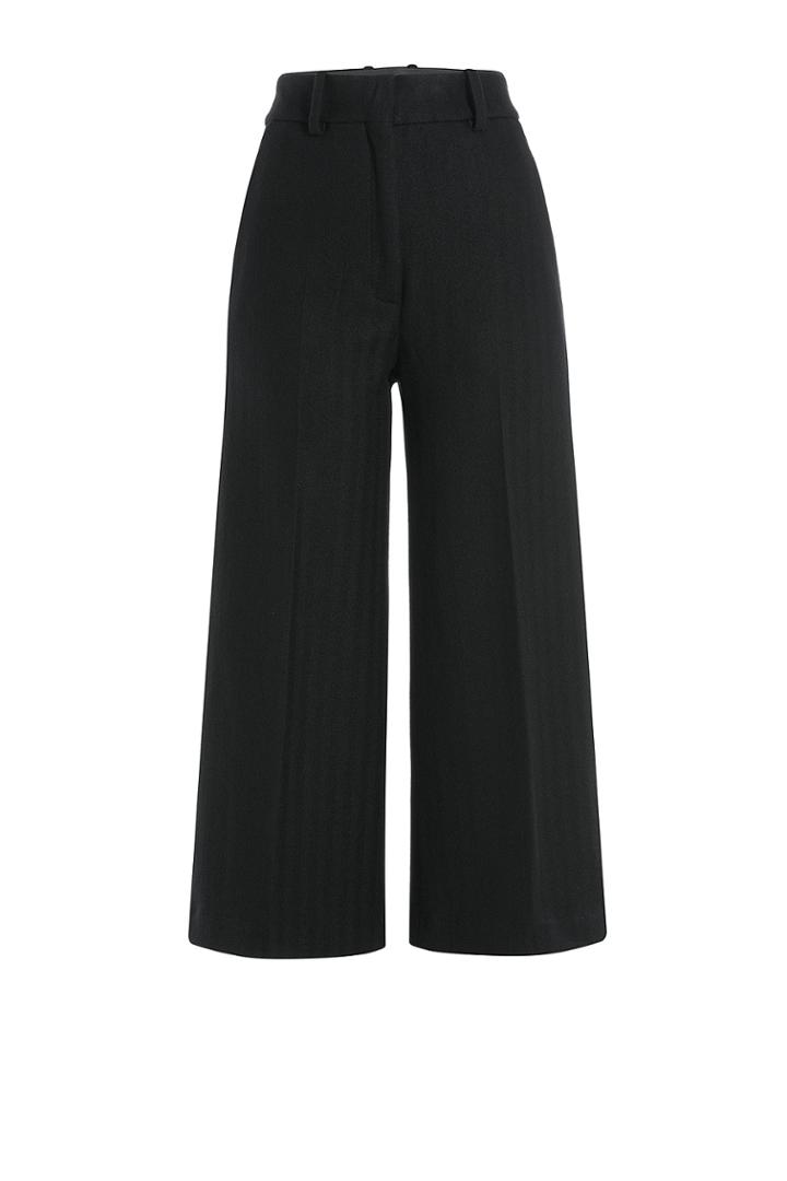 Jil Sander Jil Sander Wool Culotte - Black