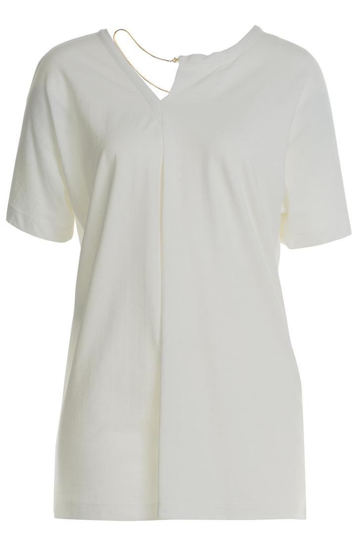 Maison Martin Margiela Cotton Top With Chain Detail