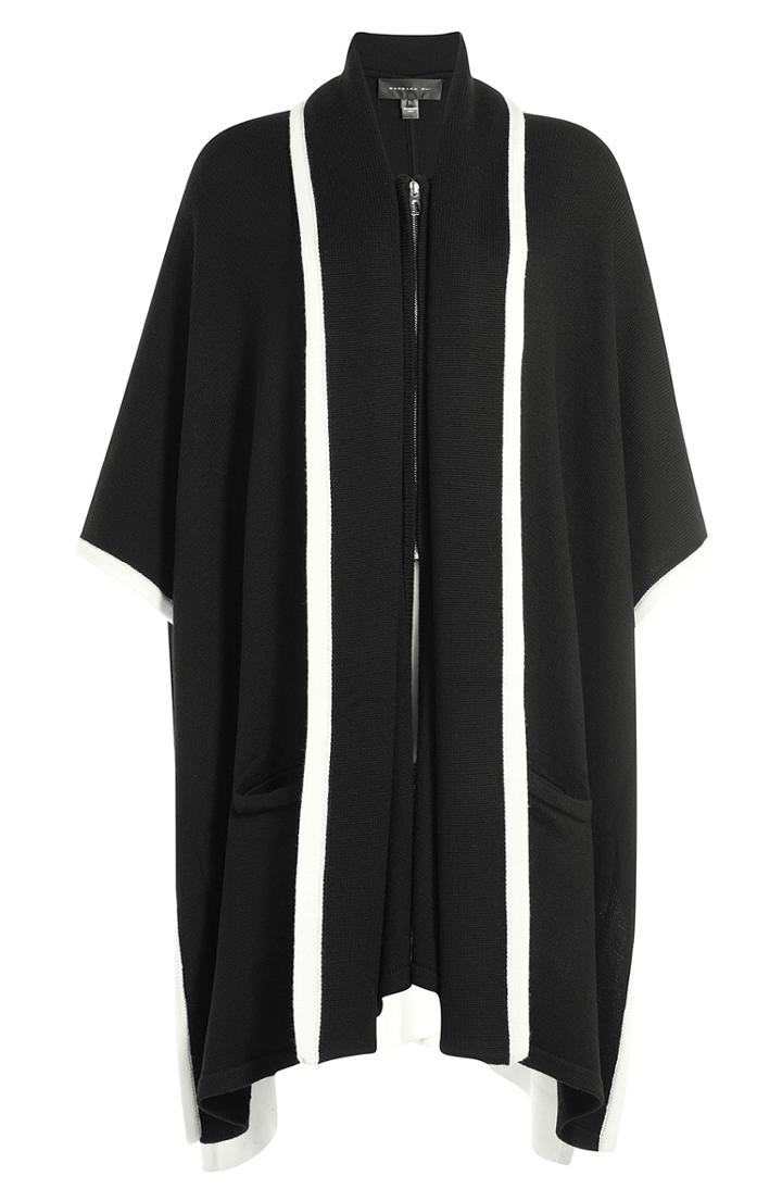 Barbara Bui Two Tone Wool Cape