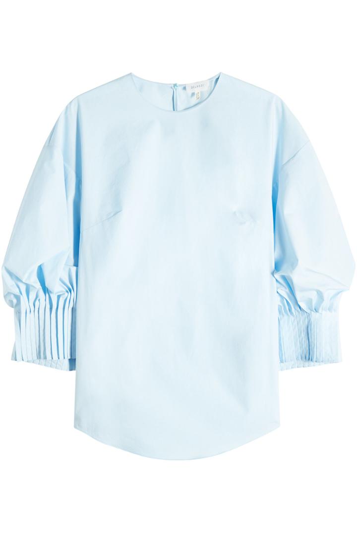 Delpozo Delpozo Pintuck Cuff Shirt