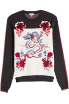 Kenzo Kenzo Printed Knit Pullover With Wool And Cotton