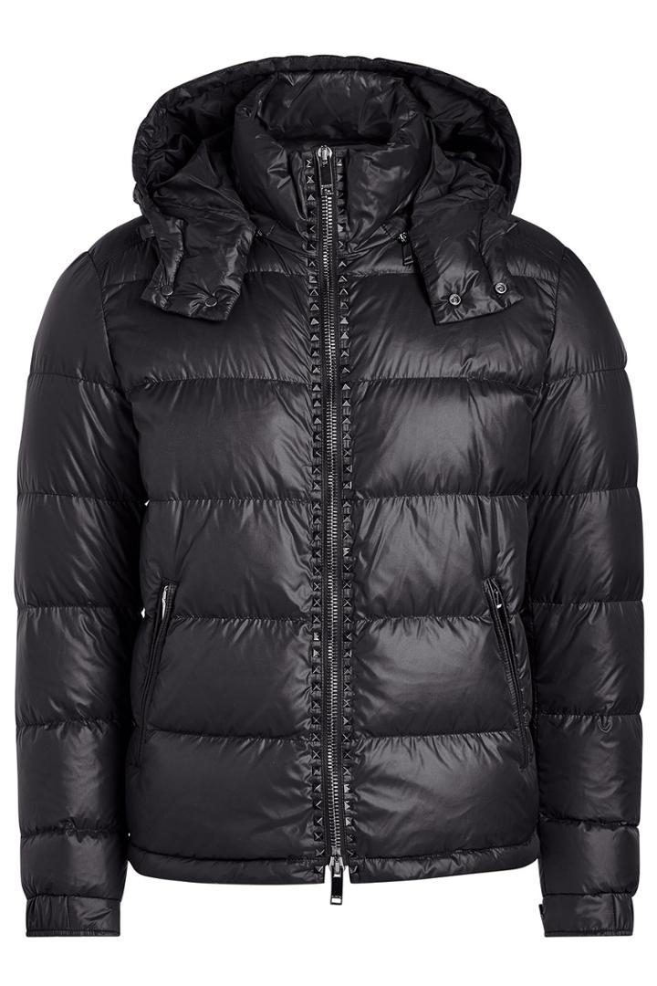 Valentino Valentino Rockstud Unlimited Quilted Jacket With Hood