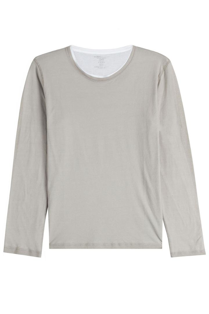 Majestic Majestic Layered Cotton Top - None