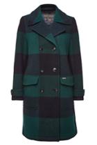 Woolrich Woolrich Silverton Checked Coat With Wool