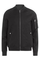 Rick Owens Men Rick Owens Men Cotton-blend Bomber Jacket - Black