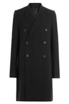 Rick Owens Men Rick Owens Men Wool Coat - Black