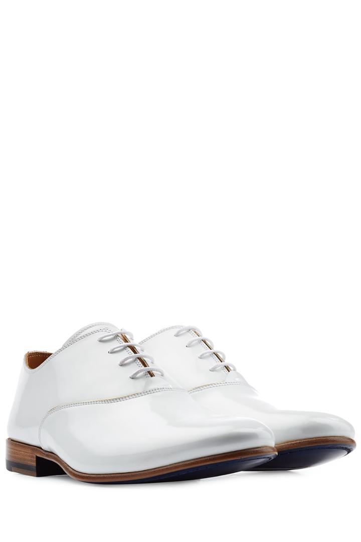 Marc Jacobs Marc Jacobs Patent Leather Brogues - White