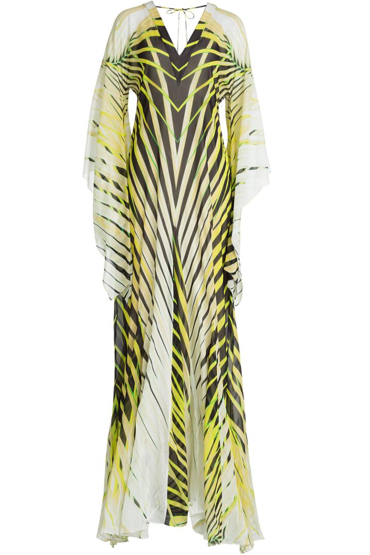 Roberto Cavalli Roberto Cavalli Printed Silk Caftan - Multicolor
