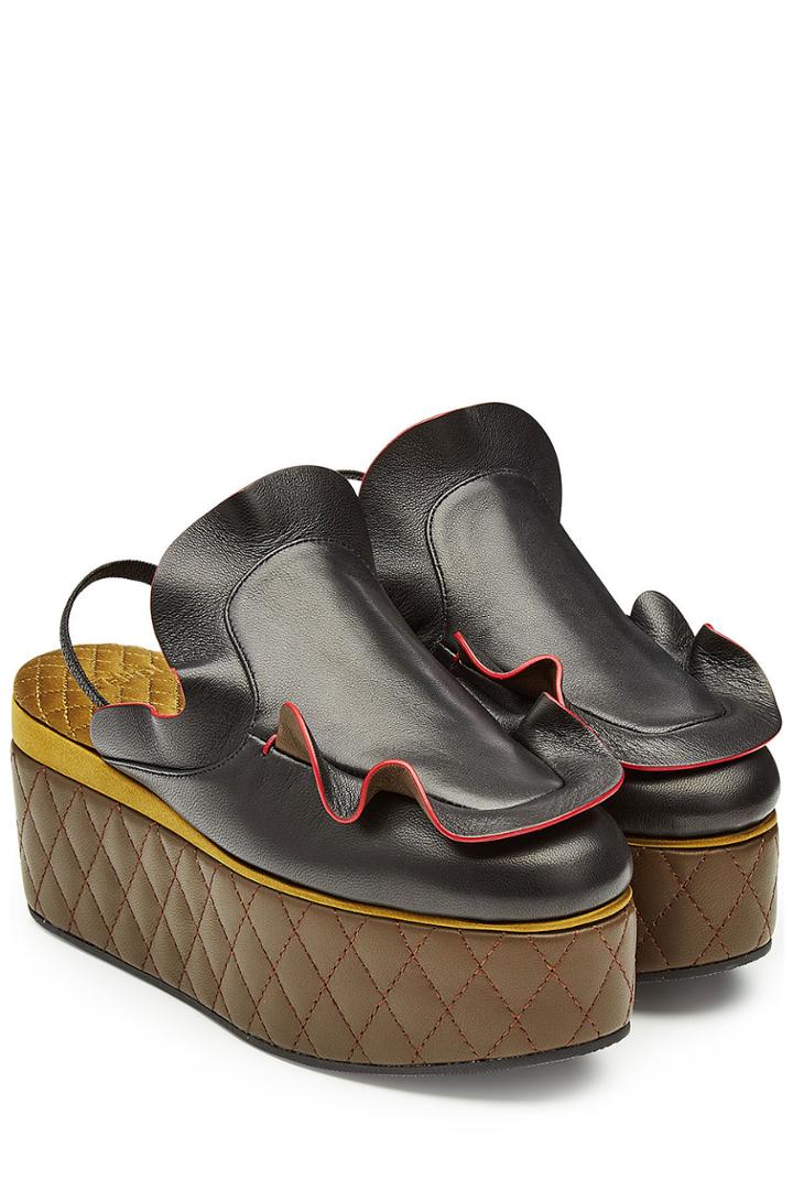 Fendi Fendi Quilted Leather Platforms