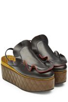Fendi Fendi Quilted Leather Platforms
