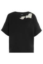 Steffen Schraut Steffen Schraut Cotton Top With Embellishment - Black