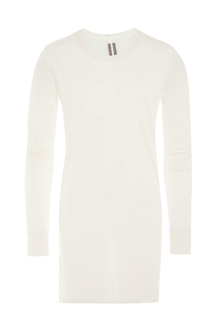 Rick Owens Men Rick Owens Men Long Sleeved Cotton Top - White