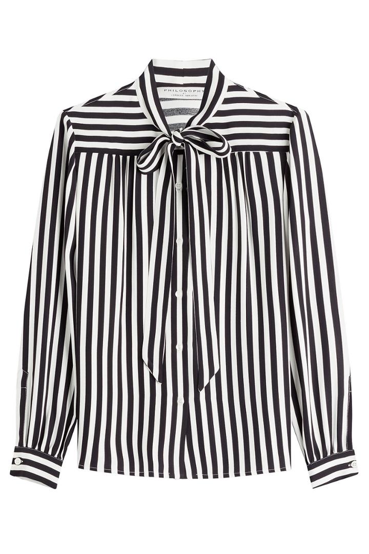 Philosophy Di Lorenzo Serafini Philosophy Di Lorenzo Serafini Striped Blouse
