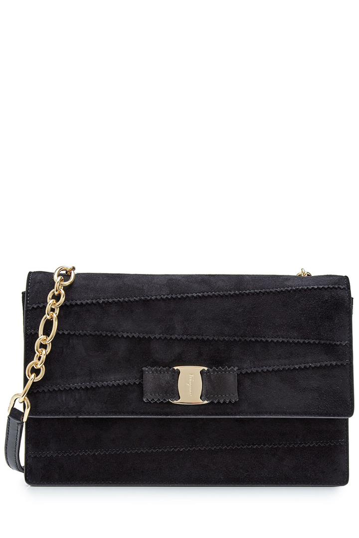 Salvatore Ferragamo Salvatore Ferragamo Suede Shoulder Bag