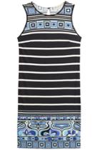 Emilio Pucci Emilio Pucci Printed Silk Jersey Dress - Blue