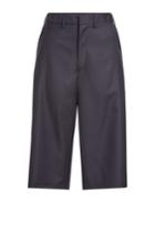 Vetements Vetements X Brioni Tailored Wool Shorts With A Slit