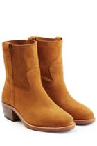 Jérôme Dreyfuss Jérôme Dreyfuss Suede Ankle Boots - Camel