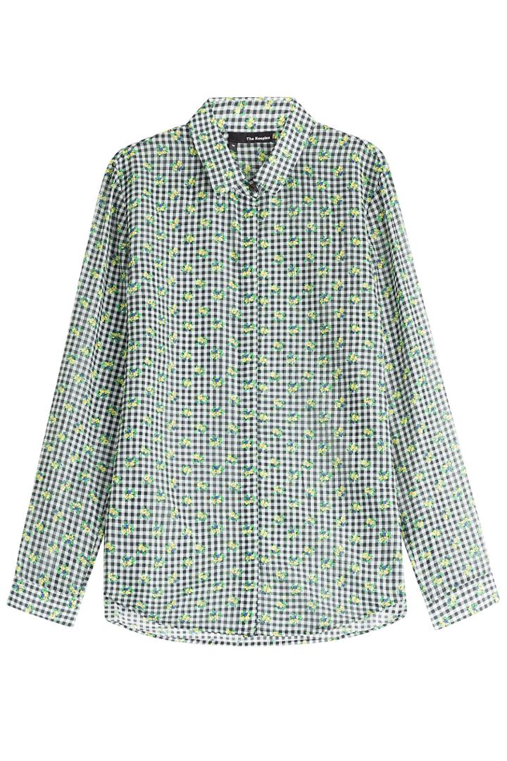 The Kooples The Kooples Printed Cotton-silk Blouse - Multicolor