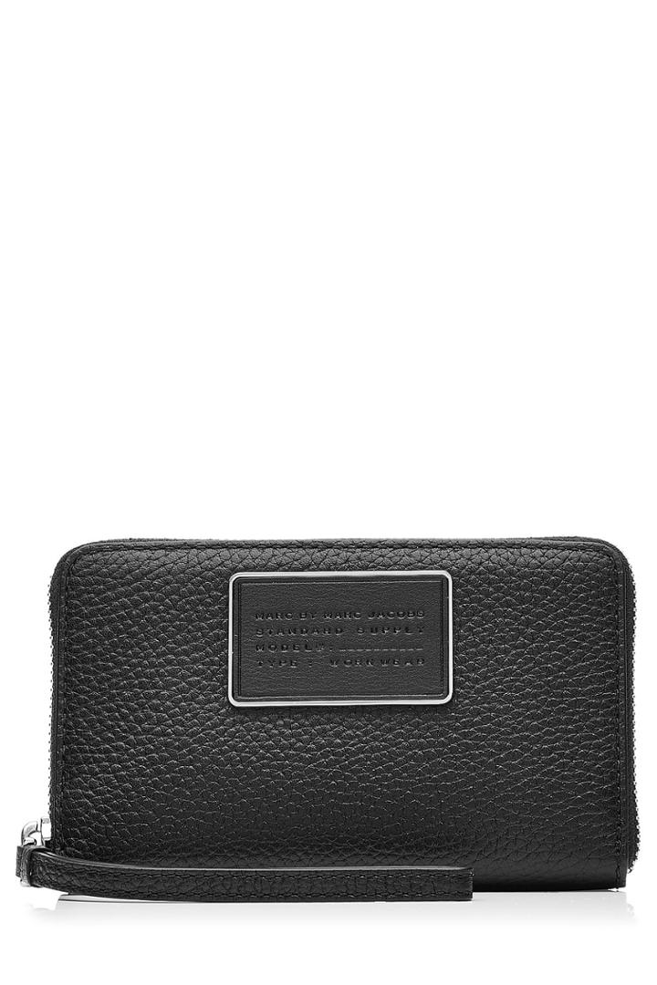 Marc By Marc Jacobs Marc By Marc Jacobs Leather Ligero Wingman Wallet - Black