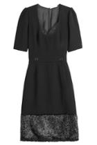 Marco De Vincenzo Marco De Vincenzo Fitted Dress With Shimmer Hem - Multicolored