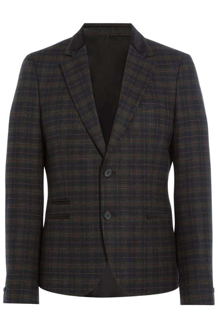 The Kooples The Kooples Plaid Wool-blend Blazer - Multicolor