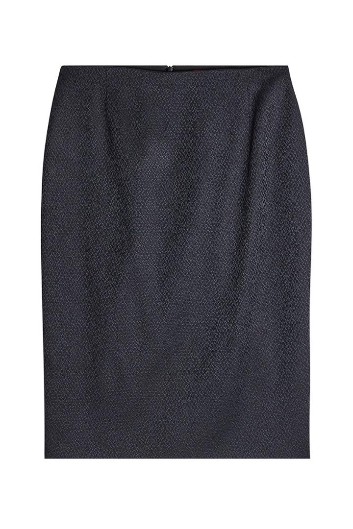 Hugo Hugo Textured Pencil Skirt - Black