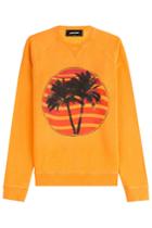 Dsquared2 Dsquared2 Printed Cotton Sweatshirt - Orange