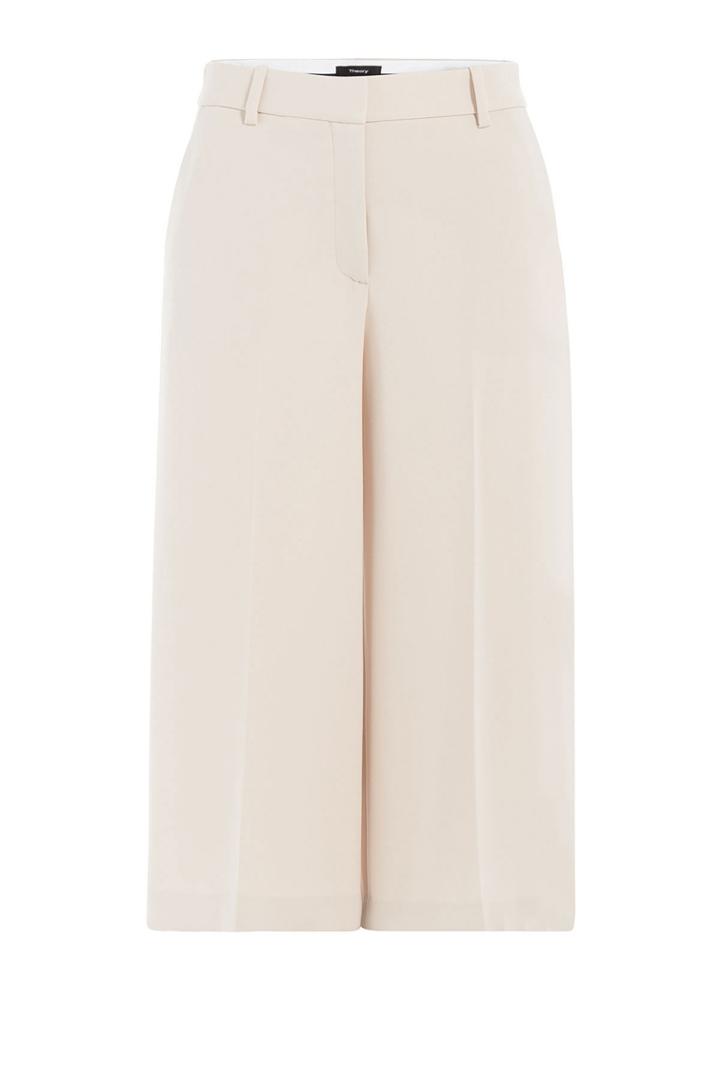 Theory Theory Cropped Wide Leg Pants