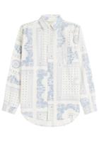 Current/elliott Current/elliott Paisley Print Cotton Shirt - Multicolor