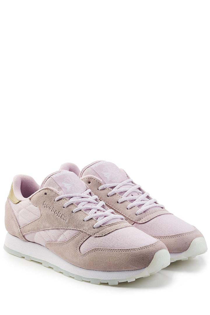 Reebok Reebok Mesh And Suede Sneakers