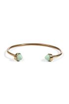 Aesa Aesa Brass Chrysophase Spire Cuff