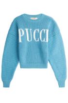 Emilio Pucci Emilio Pucci Printed Merino Wool Pullover