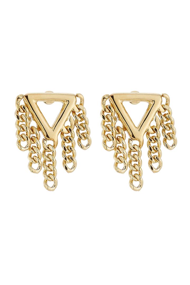 Marc By Marc Jacobs Marc By Marc Jacobs Earrings With Chain Detail - Gold