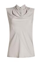 Rick Owens Rick Owens Draped Sleeveless Top With Silk