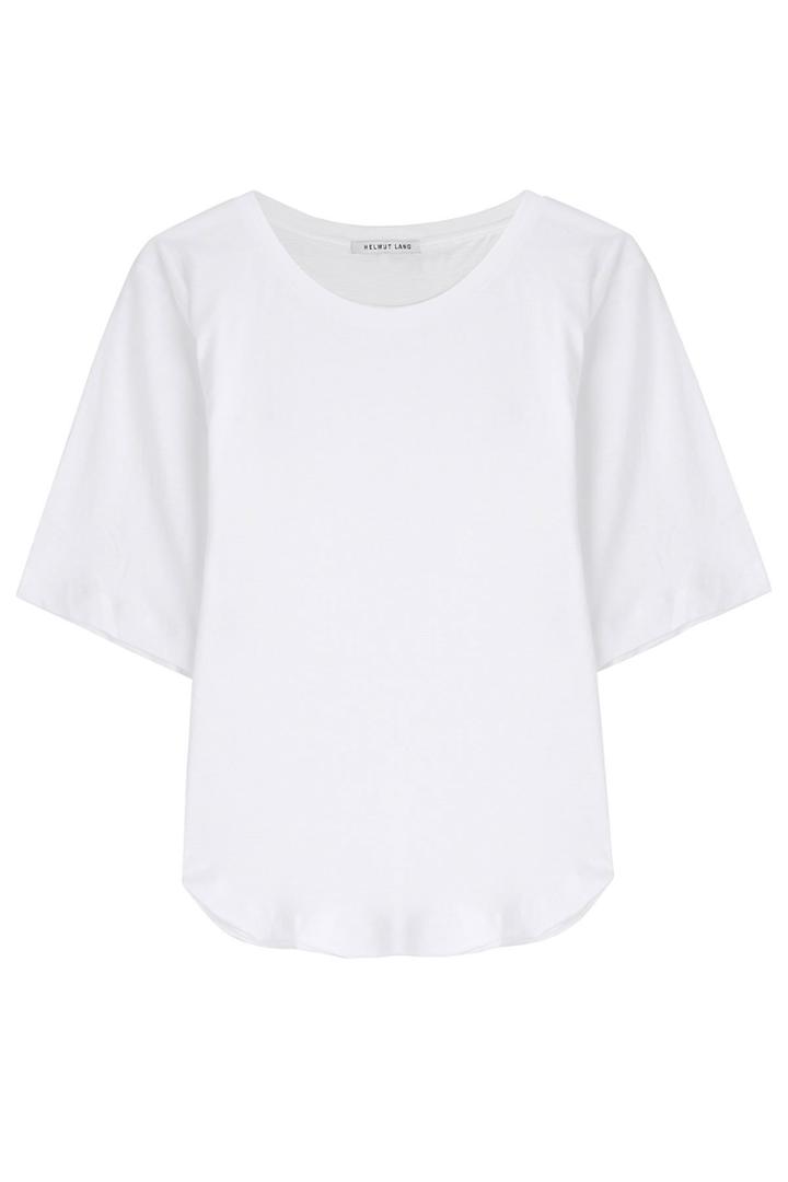 Helmut Lang Helmut Lang Cotton-cashmere T-shirt - White