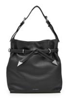 Karl Lagerfeld Karl Lagerfeld Bow Front Leather Tote