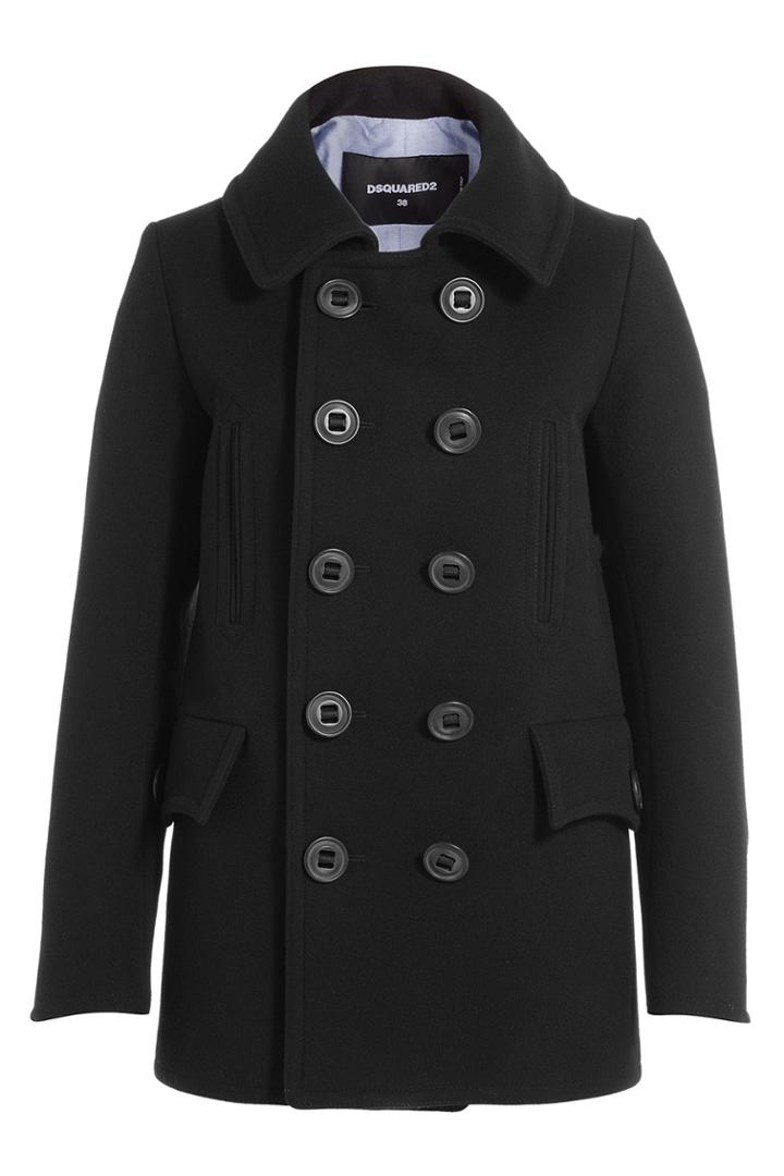 Dsquared2 Dsquared2 Wool Coat - Black