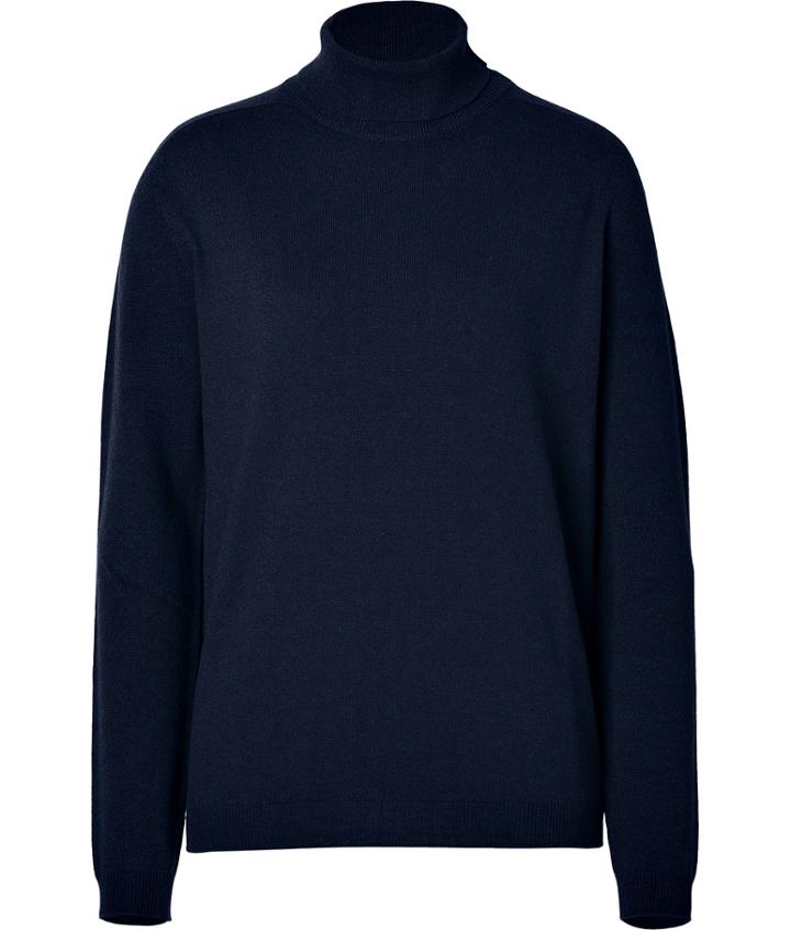 Jil Sander Cashmere Turtleneck In Navy