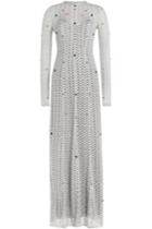 Missoni Missoni Embellished Floor Length Crochet Knit Gown - None