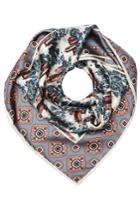 Burberry Shoes & Accessories Burberry Shoes & Accessories Printed Mulberry Silk Scarf - Multicolor