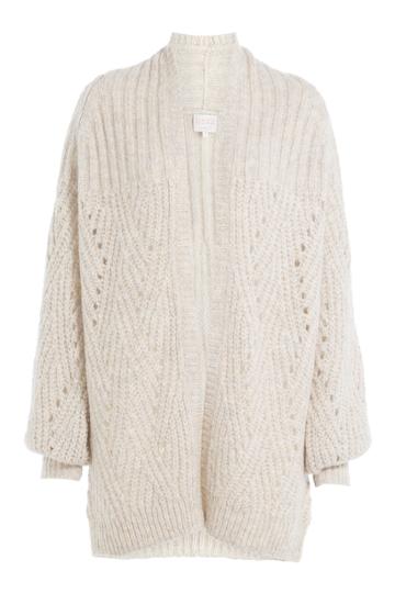 Claudia Schiffer Claudia Schiffer Cardigan With Mohair And Wool - Beige