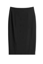 Michael Kors Michael Kors Virgin Wool Pencil Skirt - Black