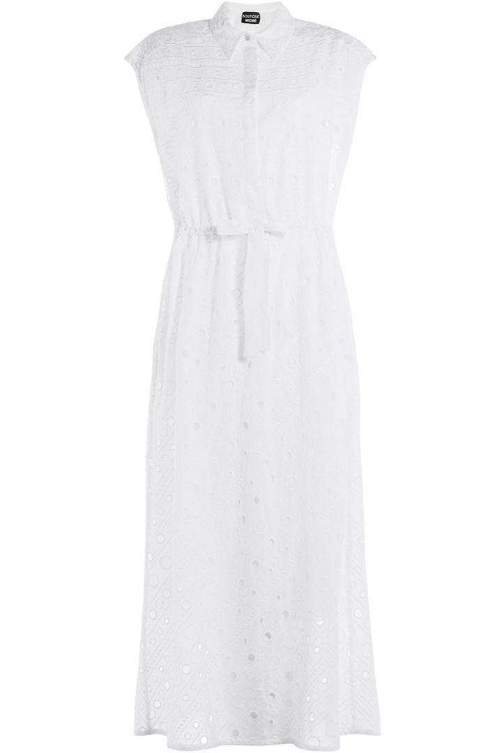 Boutique Moschino Boutique Moschino Cotton Maxi Dress - White