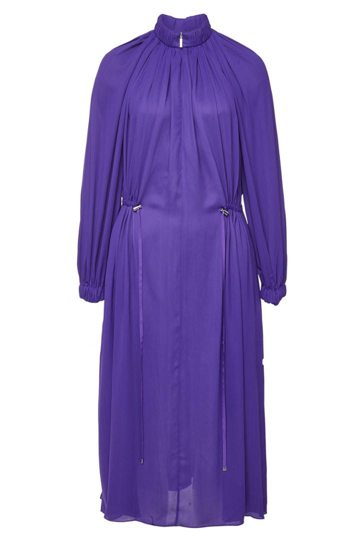 Tibi Tibi Maxi Dress With Drawstrings